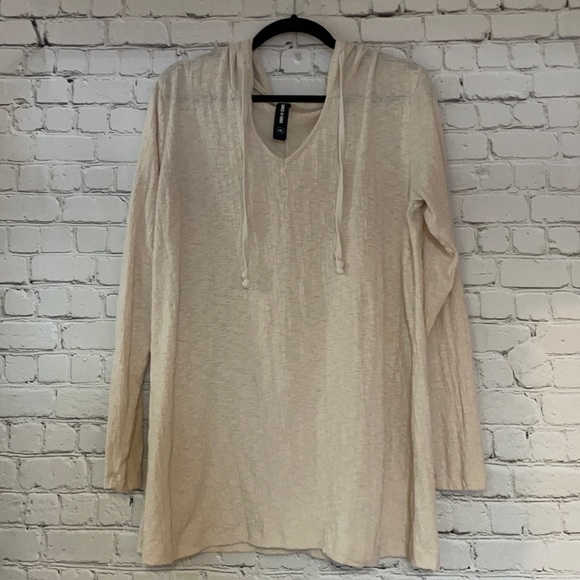 Agnes & Dora Tops - Agnes and Dora Cream Hooded Top